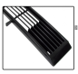 Preview: Kühlergrill unten VW Bus T3  05.79-07.92 vergl. 251853663